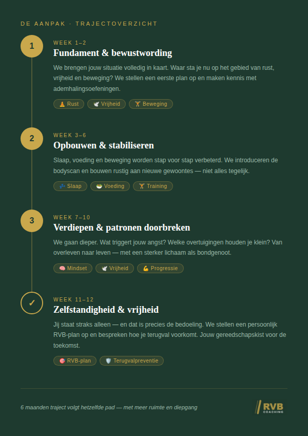 RVB Traject overzicht — 4 fases